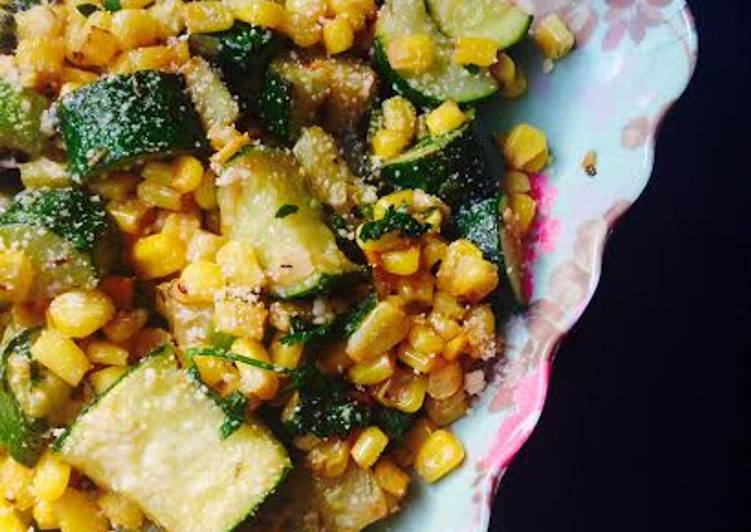 Parmesan Zucchini Corn Parmesan Zucchini Corn
