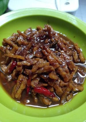 Foto resep Oreg tempe basah