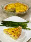 Ham, Leek, and Ricotta Pie