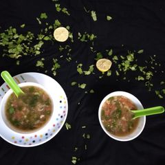 A picture of Lemon coriander soup.