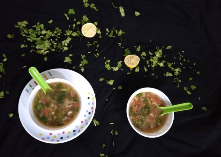 Easiest Way to Prepare Quick Lemon coriander soup