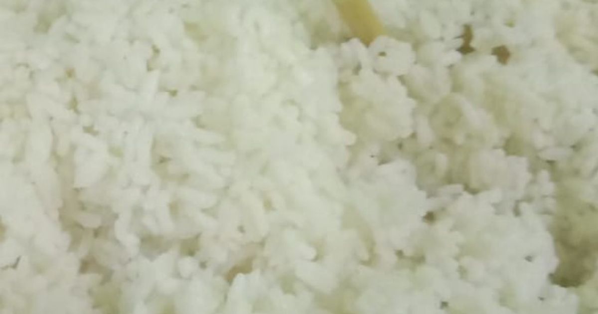 Nasi uduk kaldu bubuk(d dandang)