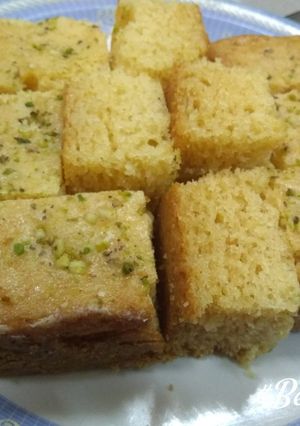 A picture of Eggless Mawa Cake.