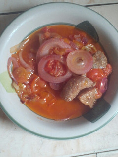 A picture of Onion stew.