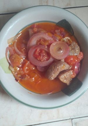 A picture of Onion stew.