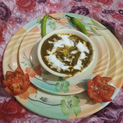 A picture of Palak Paneer healthy and tasty 😋.