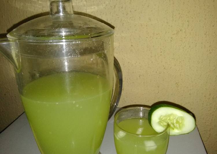 Steps to Prepare Super Quick Homemade Cucumber lemonade