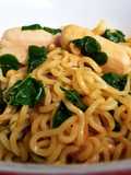 Mie goreng Sosis daun Kelor