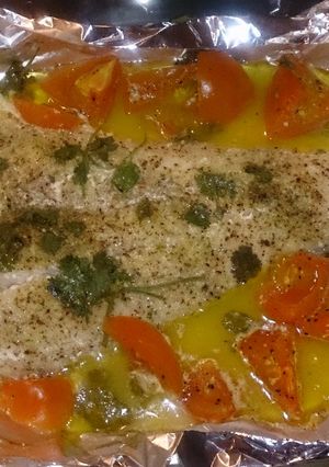 A picture of Baked Hake.