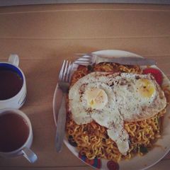 Poached Egg maggi A picture of Poached Egg maggi.