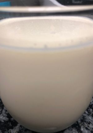 Una foto de 85. Horchata de chufas valenciana casera (almuerzo/ merienda)