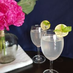 A picture of Lemon juice/ Nimbhu paani.