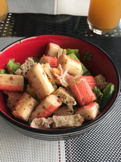 Una foto de Bowl de ensalada con Palmitos