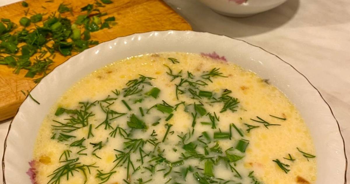 Сырный суп с курицей и плавленным сыром и вермишелью пошаговый рецепт с фото