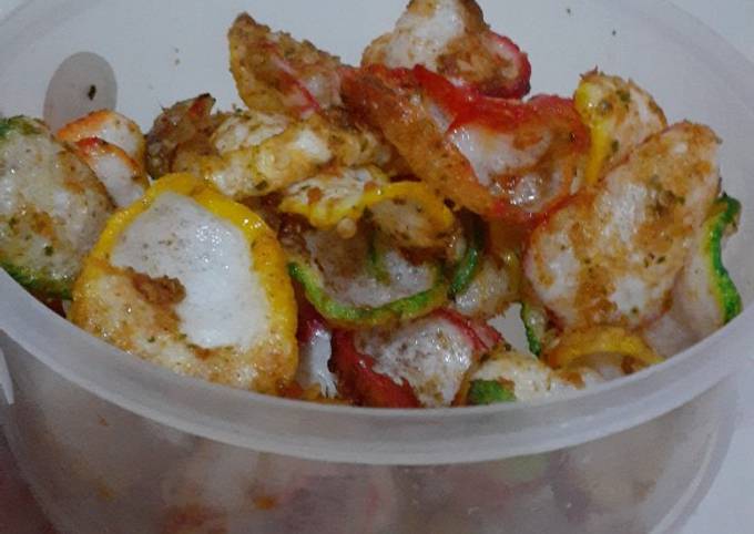 Seblak krupuk kering pedas manis