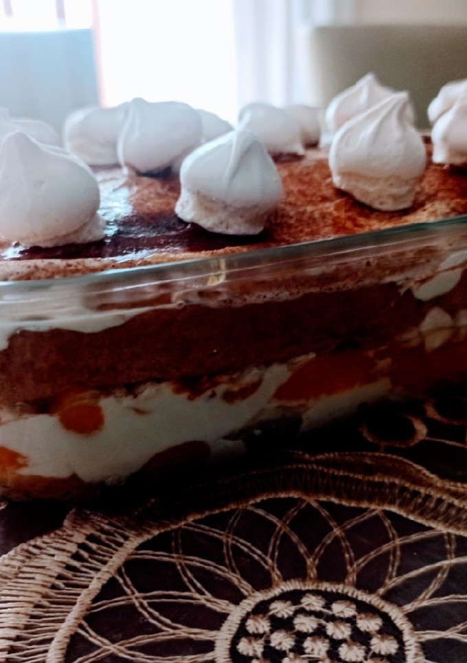 Una foto de Postre borracho versión chaja