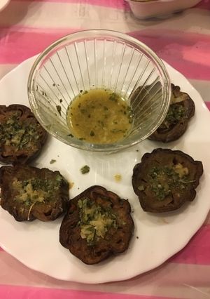 صورة لوصفة باذنجان بالثوم