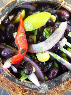 Una foto de Ensalada Colorida de Porotos Negros