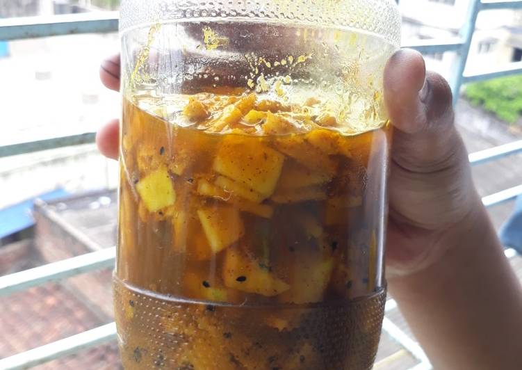 Step-by-Step Guide to Prepare Super Quick Homemade Mango pickle in 2 days