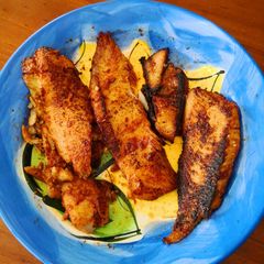 Fried Fish Tarakihi with Sweet n Sour Sauce. 🐟 🌶 🤗🌷 A picture of Fried Fish Tarakihi with Sweet n Sour Sauce. 🐟 🌶 🤗🌷.
