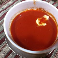A picture of Tomato soup.
