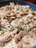 Pork Tenderloin with Boursin® and Mushrooms