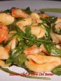Orecchiette con Gamberoni e Rucola