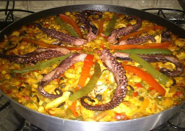 Paella Marinera (Paelha Marinheira) - Tudogosreceitas