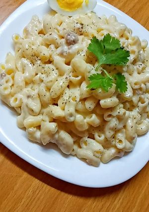 صورة لوصفة سلاطة معكرونة