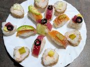 Una foto de medallon de atun y mango