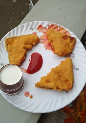 A picture of Bread pakora.