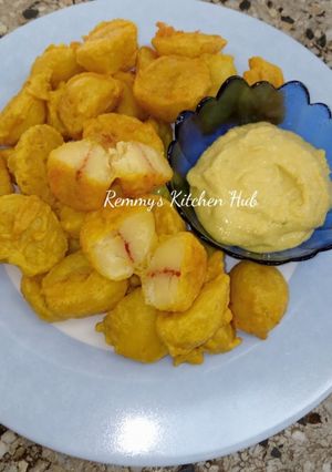 A picture of Viazi Karai #SnacksRecipeContest.