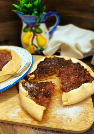 Fügés galette gránátalma melasszal gluténmentesen recept fotója
