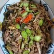 Tumis nangka muda petai