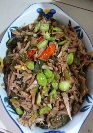 Foto resep Tumis nangka muda petai