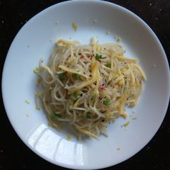 A picture of Spagetti with lemon#4weekChallenge.