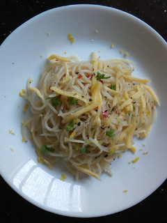 A picture of Spagetti with lemon#4weekChallenge.