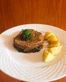 Filete al perejil con papas rústicas