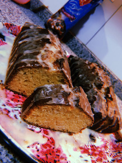 Una foto de Budín de limón o naranja con glasé