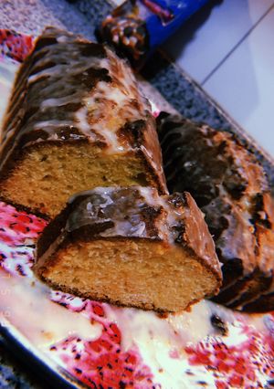 Una foto de Budín de limón o naranja con glasé