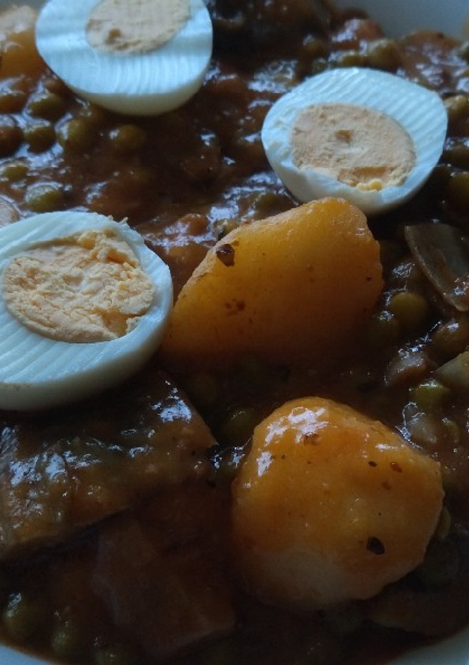 Una foto de Guiso de patatas y verduras