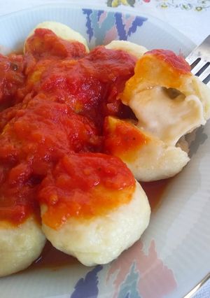 Una foto de 🌟Ñoquis de papa rellenos🌟