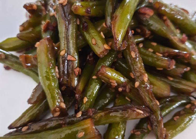 French beans stir fried