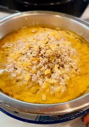 Hình của món Bắp cải thảo chưng thịt.