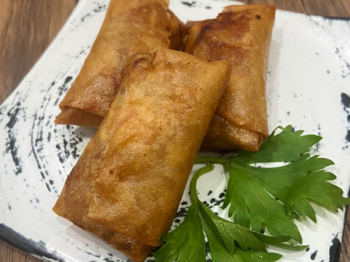 Cara Bikin Lumpia rebung asli semarang isi udang ayam telur Sederhana Dan Enak