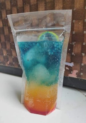 Foto resep Rainbow mojitos