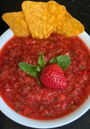 A picture of Strawberry 🍓 Salsa (FreshFruity, Quick & Easy).
