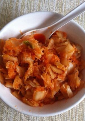 Koreai kimchi káposzta recept fotója