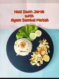 266. Nasi Daun Jeruk with Ayam Sambal Matah