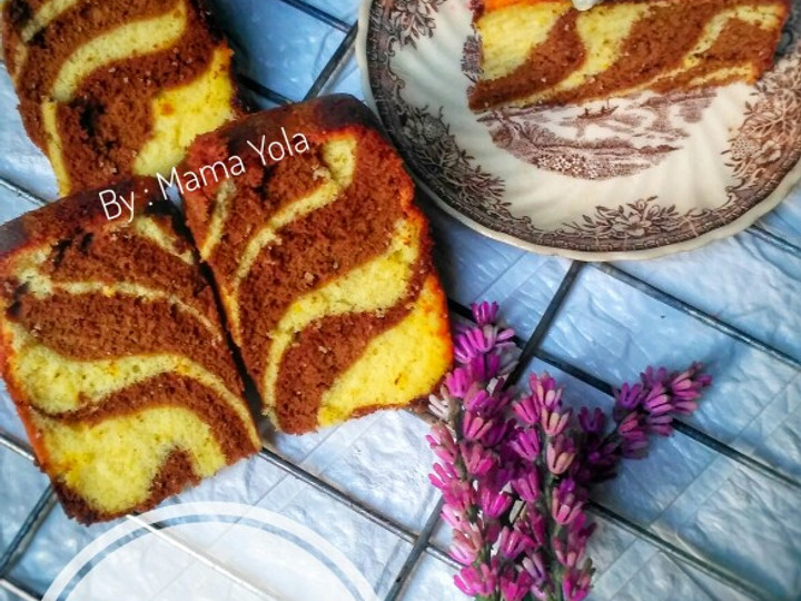 Resep Bolu Zebra Putih Telur Ekonomis